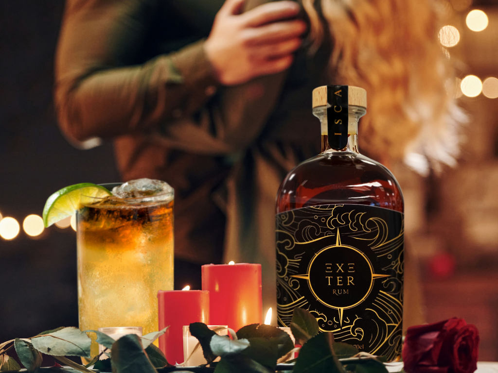 Dark and Stormy Cocktail... The perfect Valentine's Day treat!